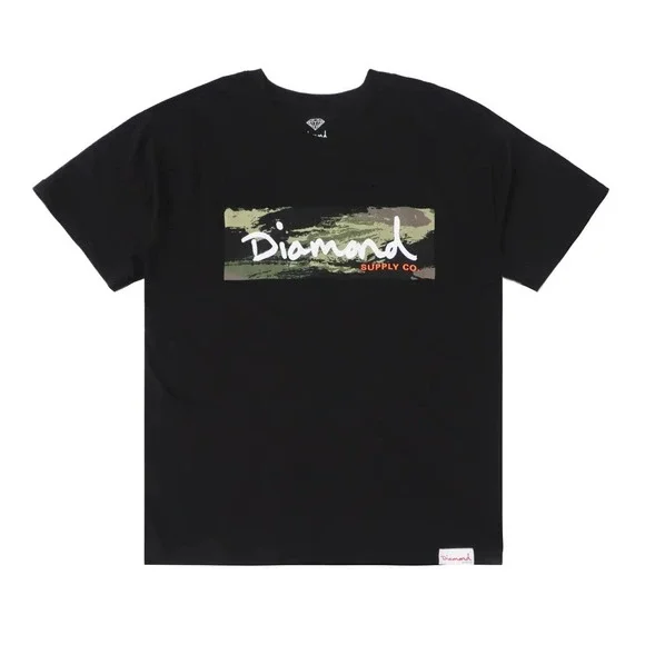 Diamond Supply Men's Special Forces Box Logo Graphic Tee T-Shirt Black